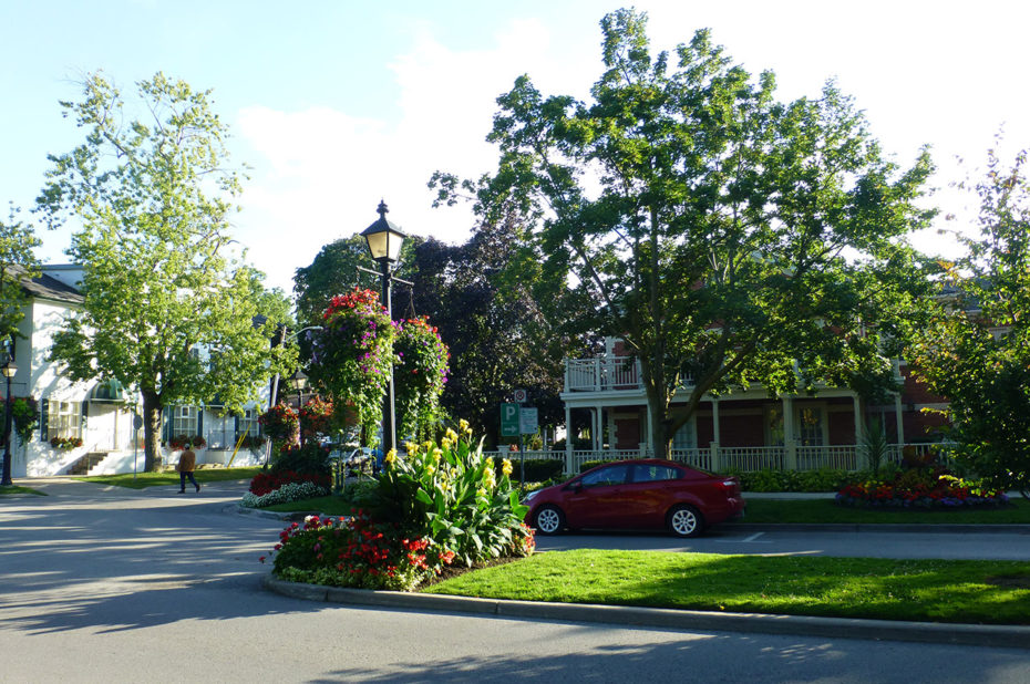 La ville de Niagara-on-the-Lake est très arborée