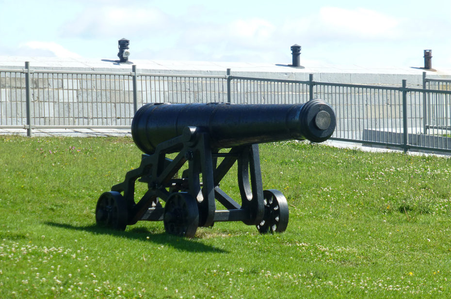 Un des canons au Fort Henry