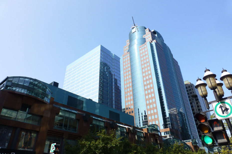 Sur le boulevard Maisonneuve à Montréal