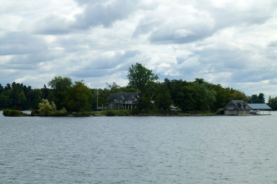 Des maisons de vacances éparpillées sur les îles