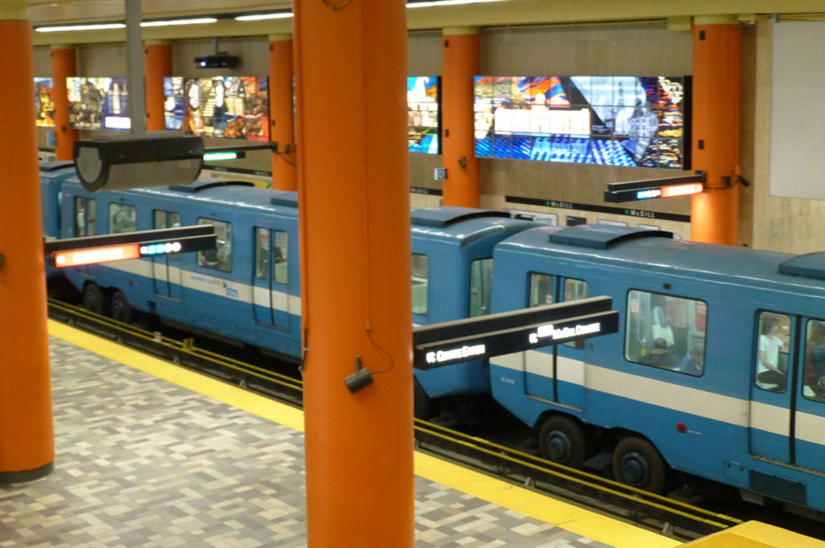 Le métro de Montréal est emprunté par 1,25 million de personnes chaque jour