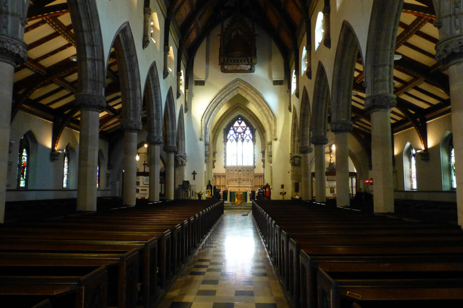 La nef de la cathédrale Christ Church