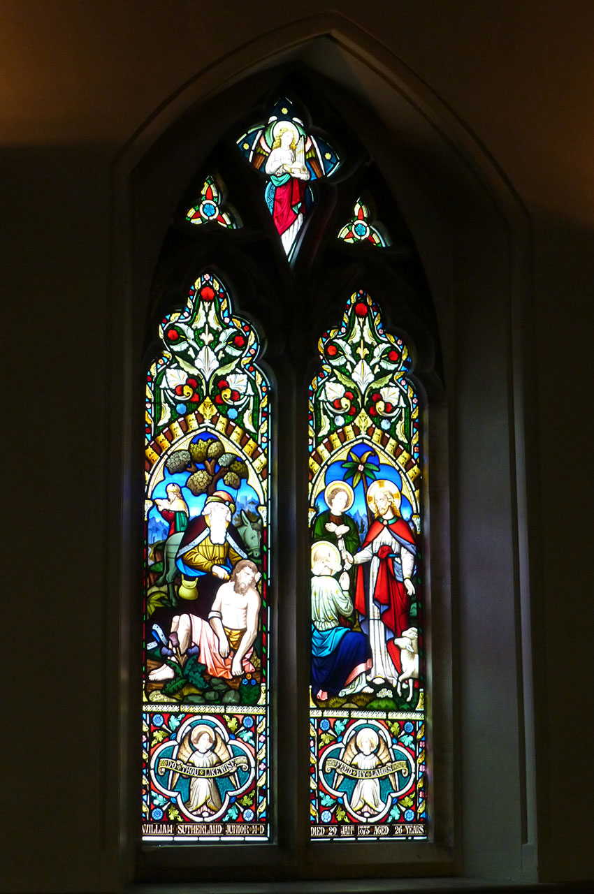 Un des vitraux de la cathédrale