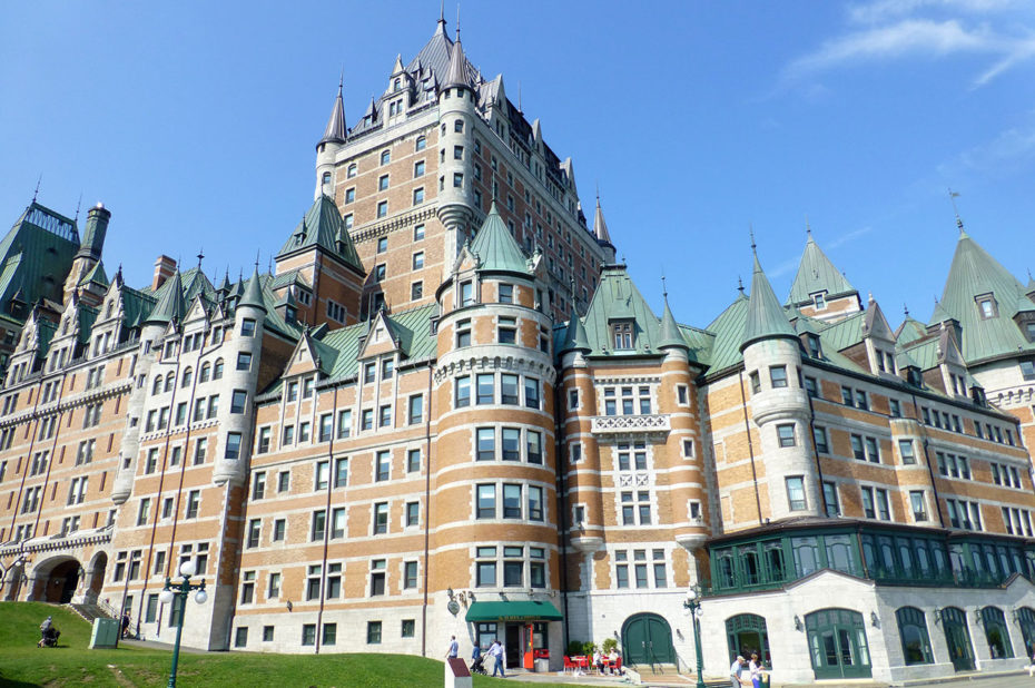 Le château Frontenac, sur la Haute-Ville de Québec