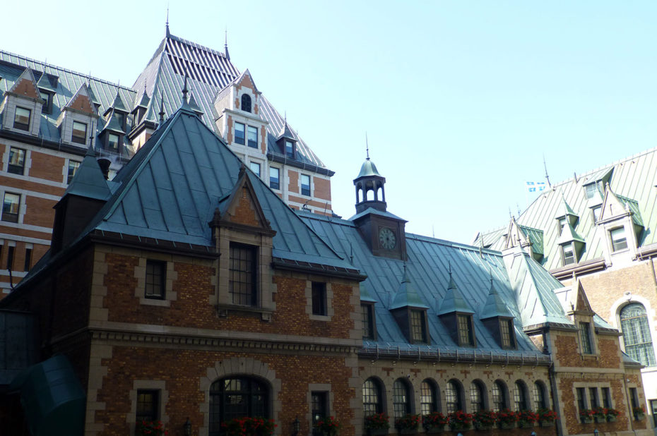 Cour intérieure du château Frontenac