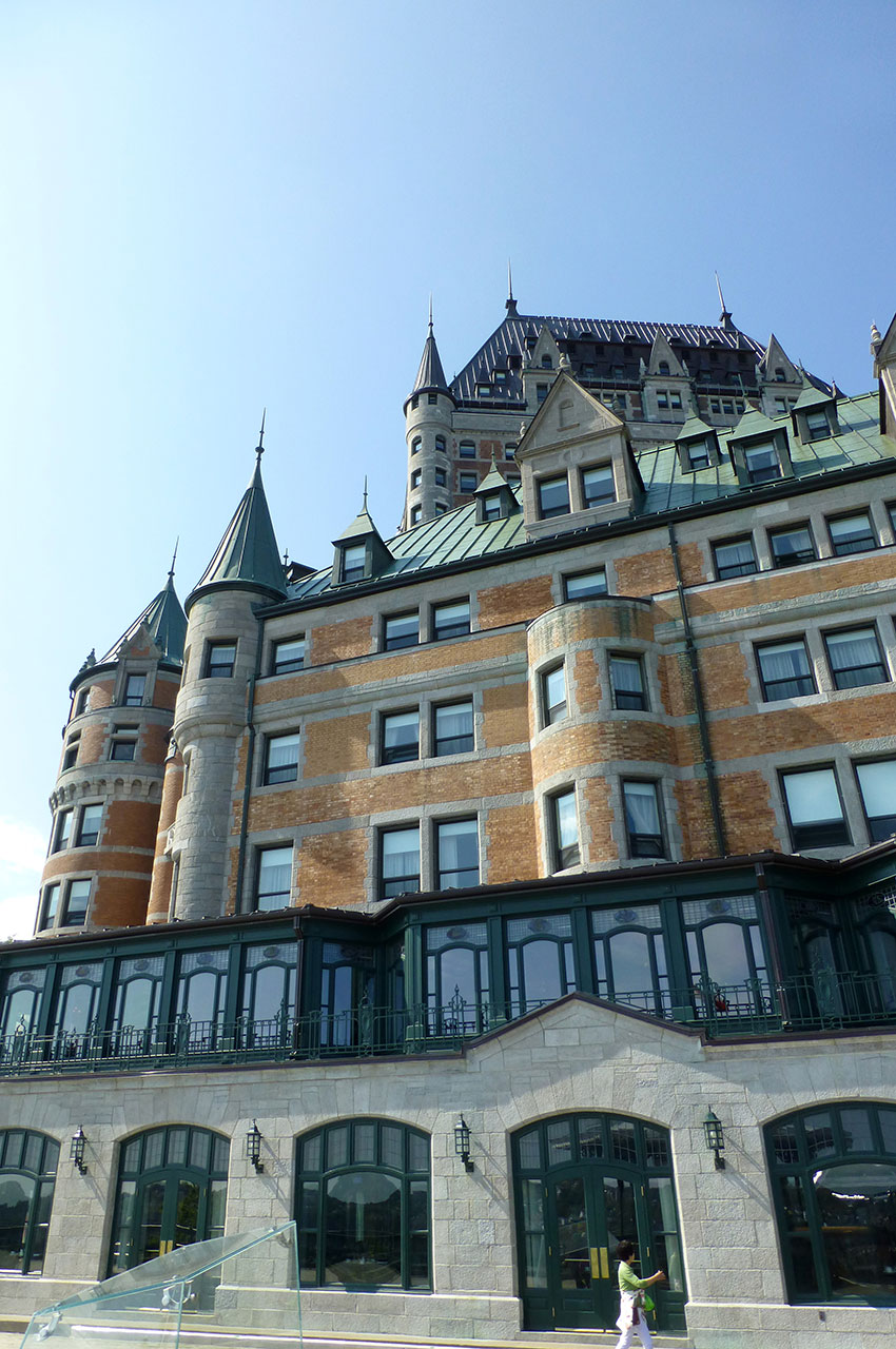 Le majestueux château Frontenac