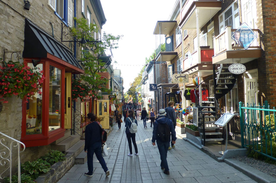 Rue du Petit Champlain à Québec
