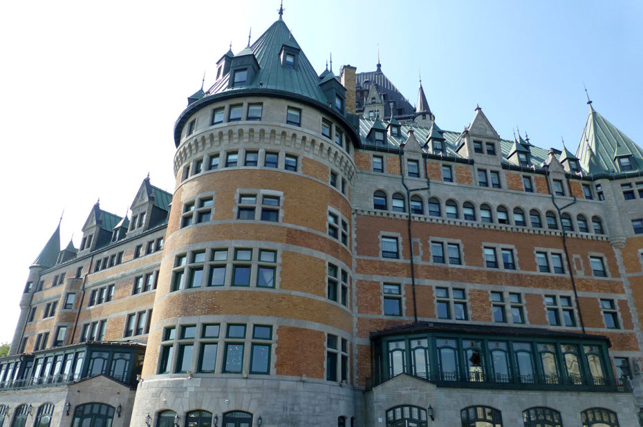 L'une des tours du château Frontenac