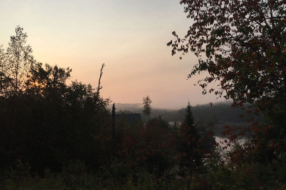 Dans la brume du petit matin