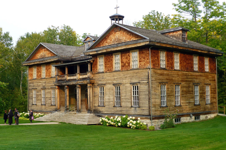 L'école du village-fantôme de Val-Jalbert