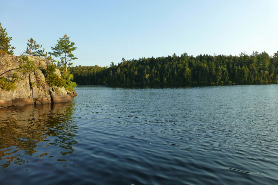 Le lac Blanc en début d'automne