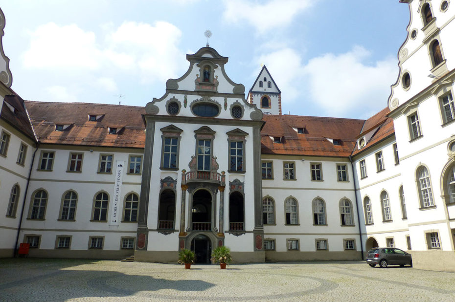 L'abbaye de Füssen est construite dans la première moitié du IXe siècle