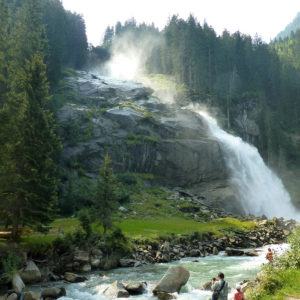Les cascades de Krimml dans la vallée du Pingzau