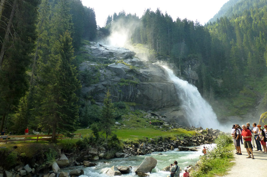 Les cascades de Krimml dans la vallée du Pingzau