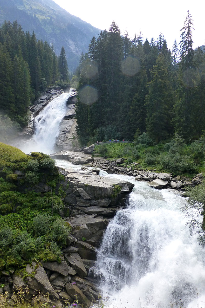 Cascades de Krimml au cœur du parc Hohe Tauern