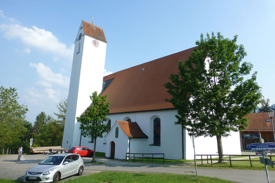 L'église Heilig Kreuz, la "plus belle église de village de l'Allgäu"