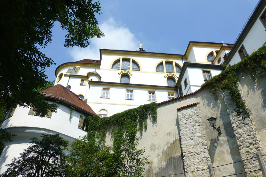 Partie de l'abbaye regroupant les habitations