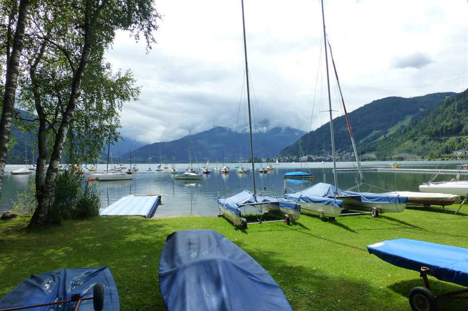 Le petit port de plaisance de Zell am See