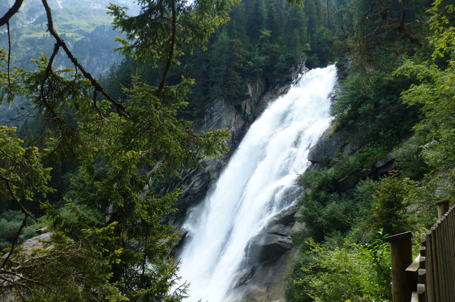 Des points de vue saisissants sur les cascades de Krimml