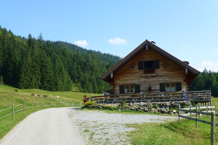 Le restaurant Untere-Reuterwanne à 1130 m d'altitude