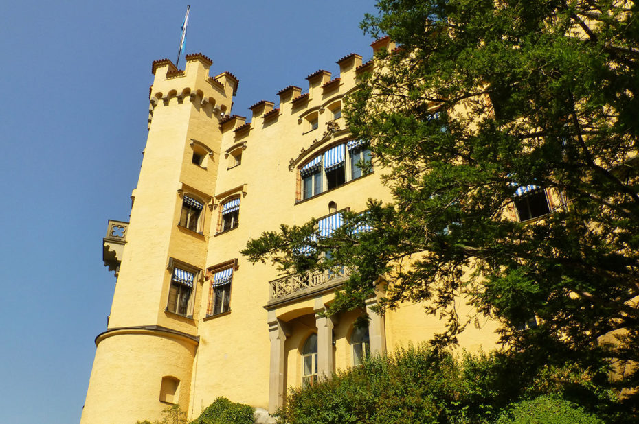 Une des tours du château de Hohenschwangau