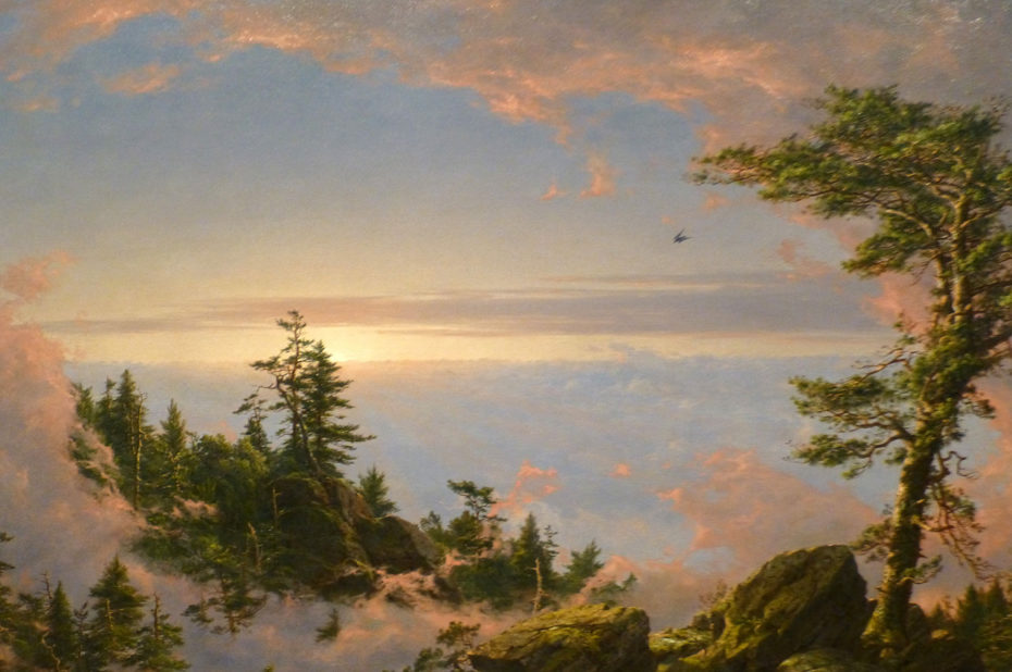 Above the Clouds at Sunrise de Frederic Edwin Church