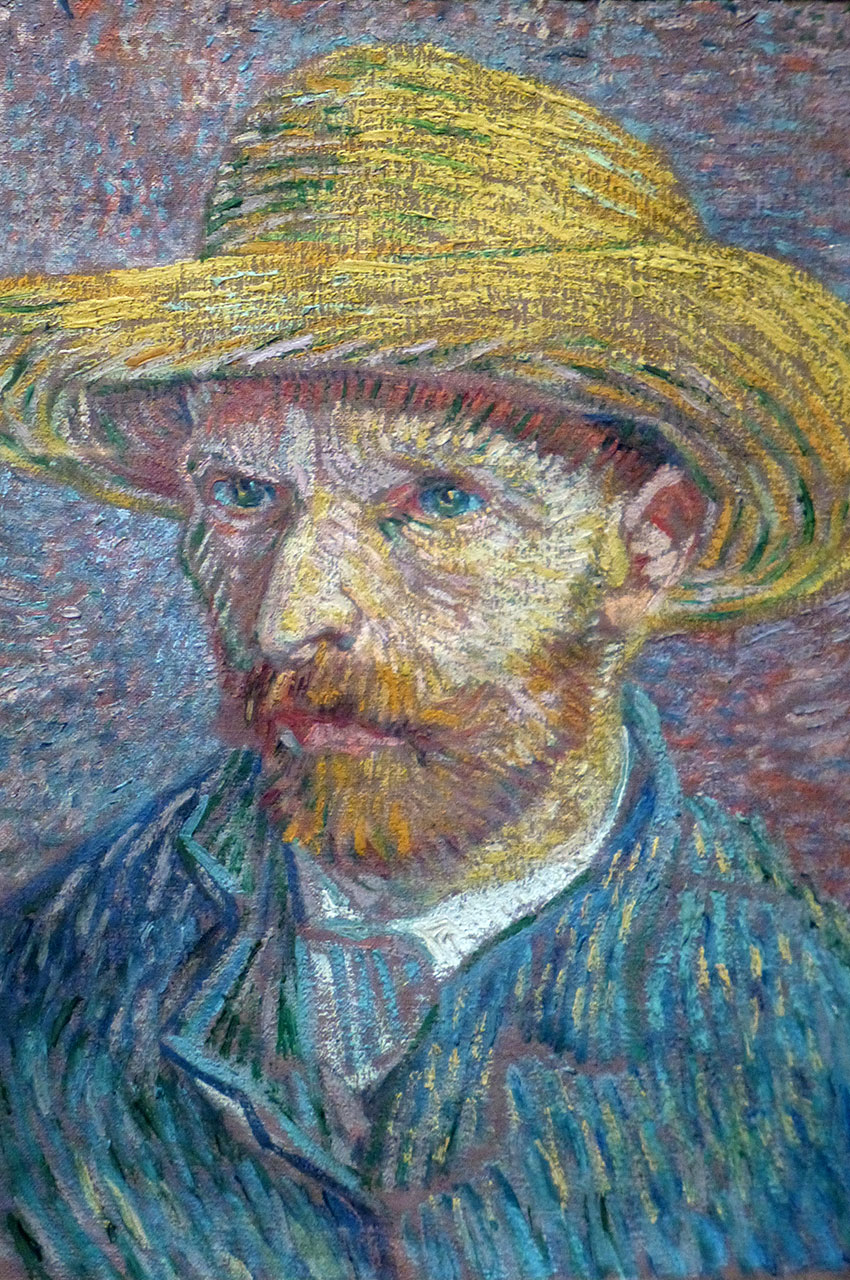 Autoportrait avec un chapeau de Vincent Van Gogh