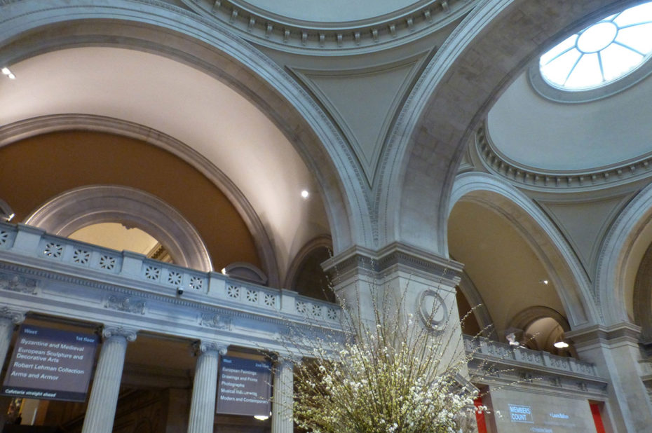 Détail de l'architecture du MET Museum, section greco-romaine