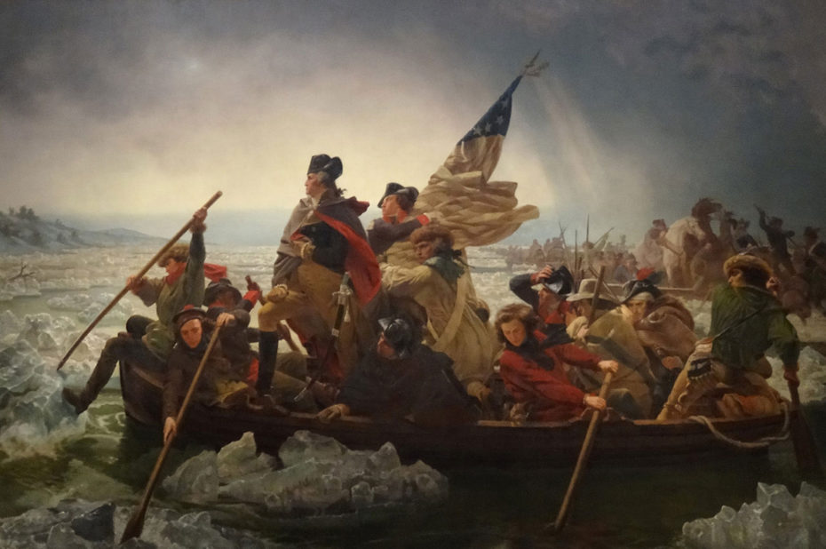 George Washington traversant le Delaware de Emanuel Leutze