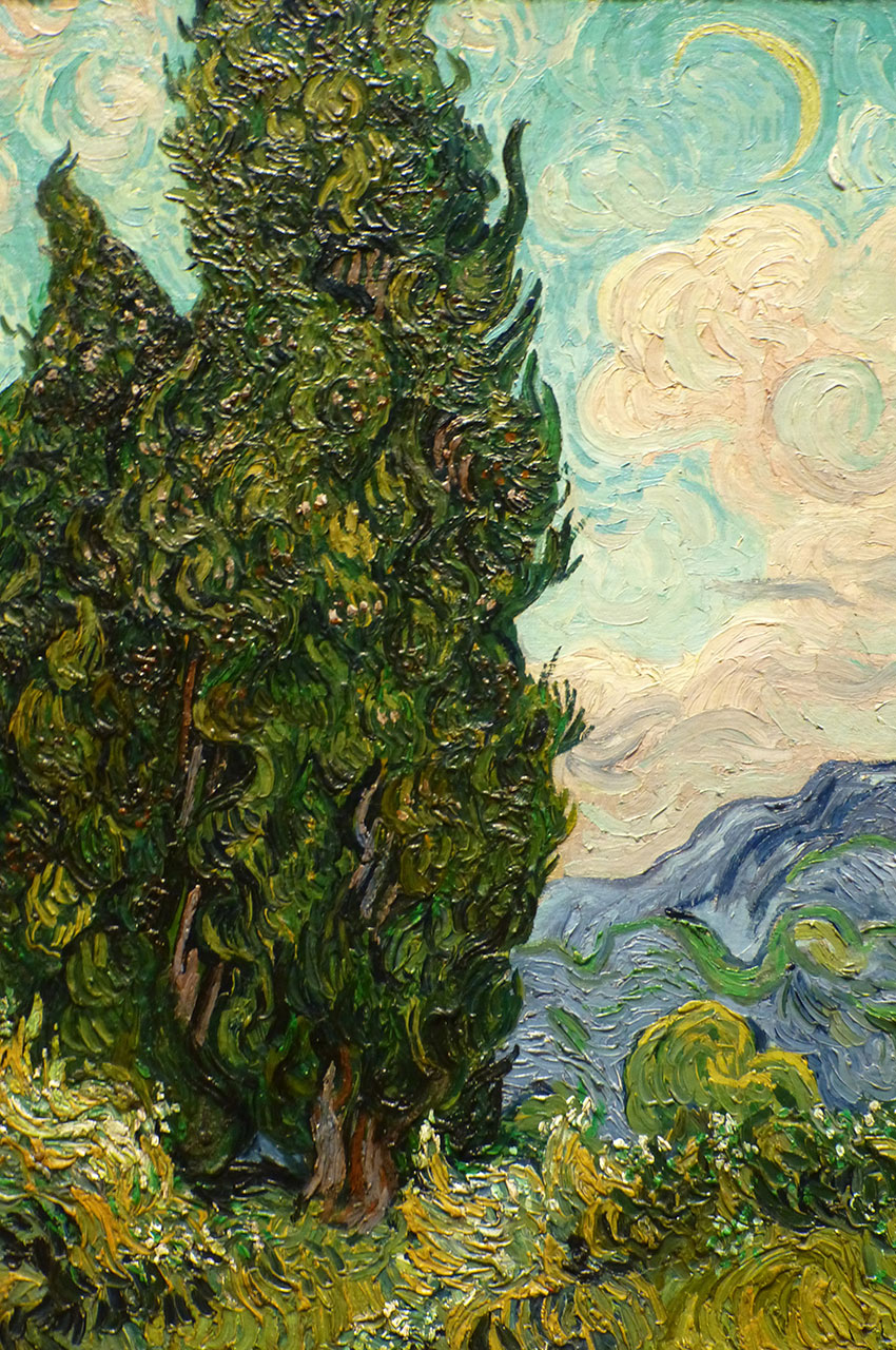 Les cyprès de Vincent van Gogh