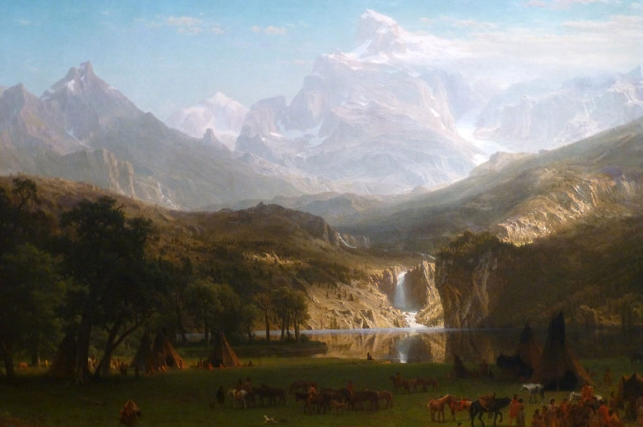 Les Montagnes Rocheuses, le pic du Lander d'Albert Bierstadt