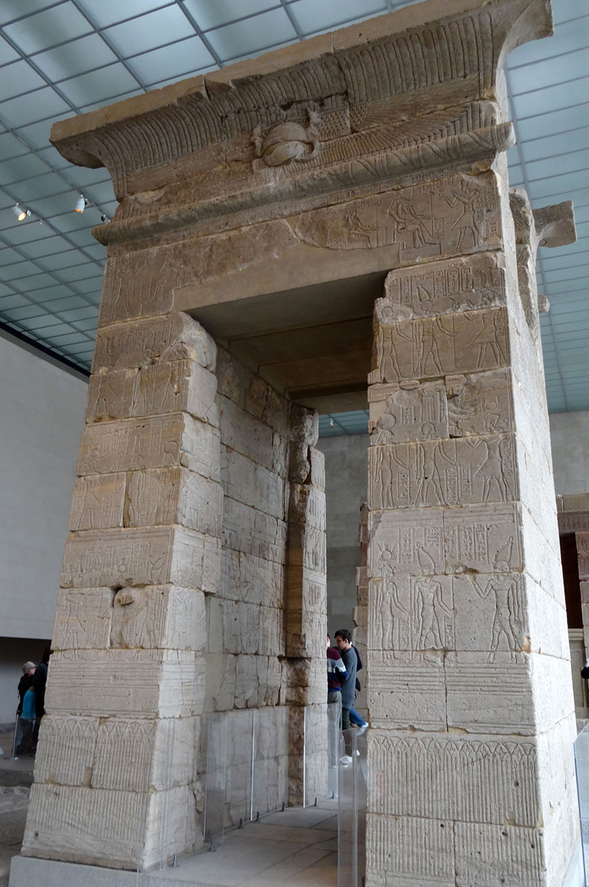 Le temple nubien de Dendour a été construit pendant la période romaine