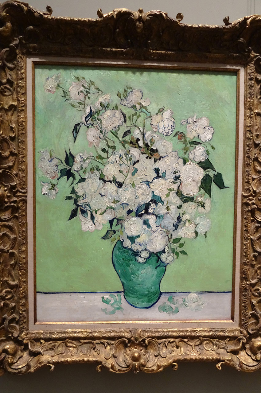 Vase de roses blanches de Vincent Van Gogh