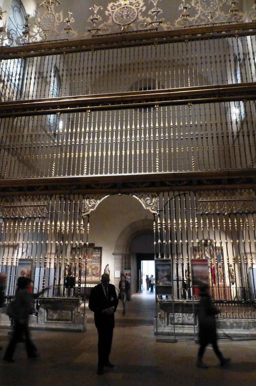 Grille en fer du chœur de la cathédrale de Valladolid