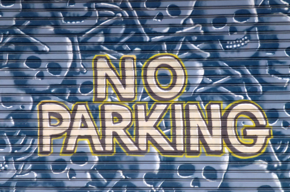 Street art "No Parking"