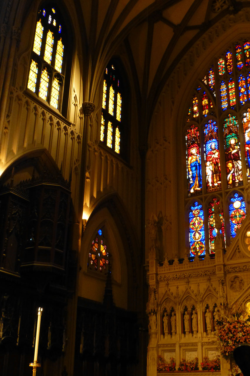 L'intérieur de l'église de la Trinité