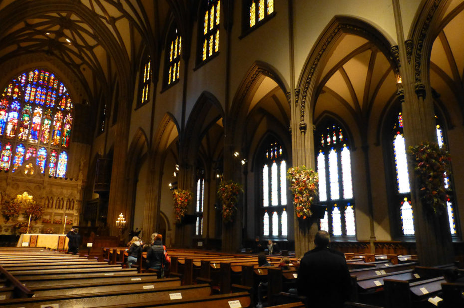 La nef principale de l'église Trinity Church