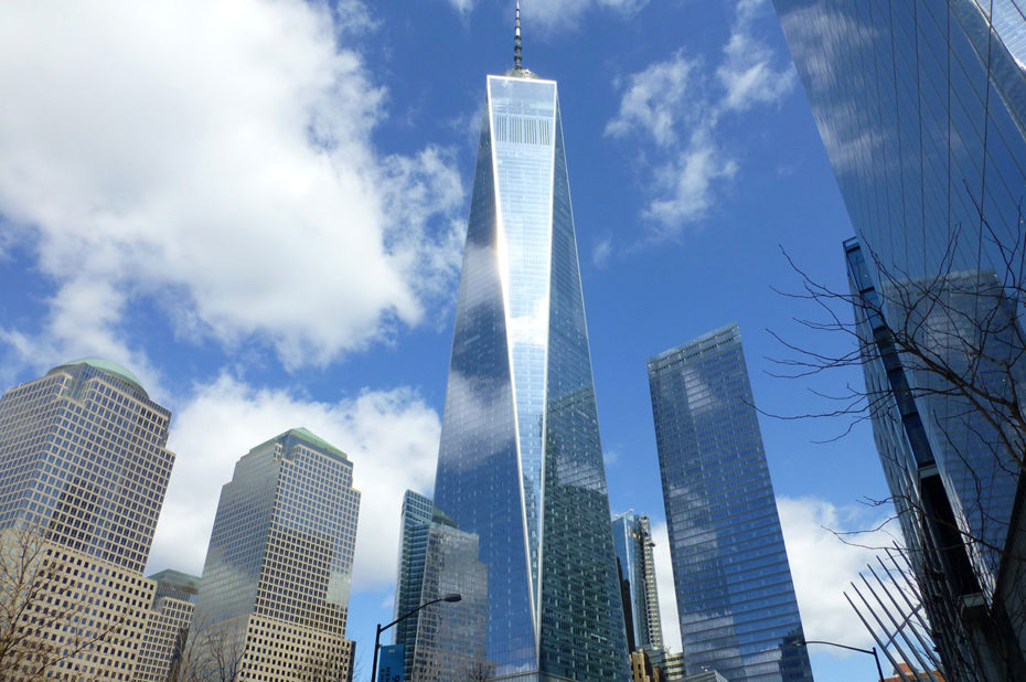 La tour One World Trade Center au cœur de Financial District