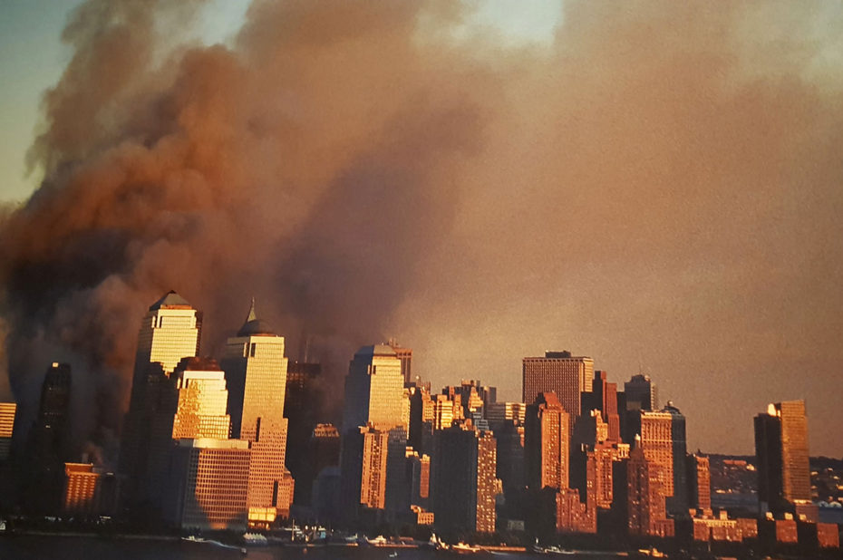 Vue de New York le 11 septembre 2001