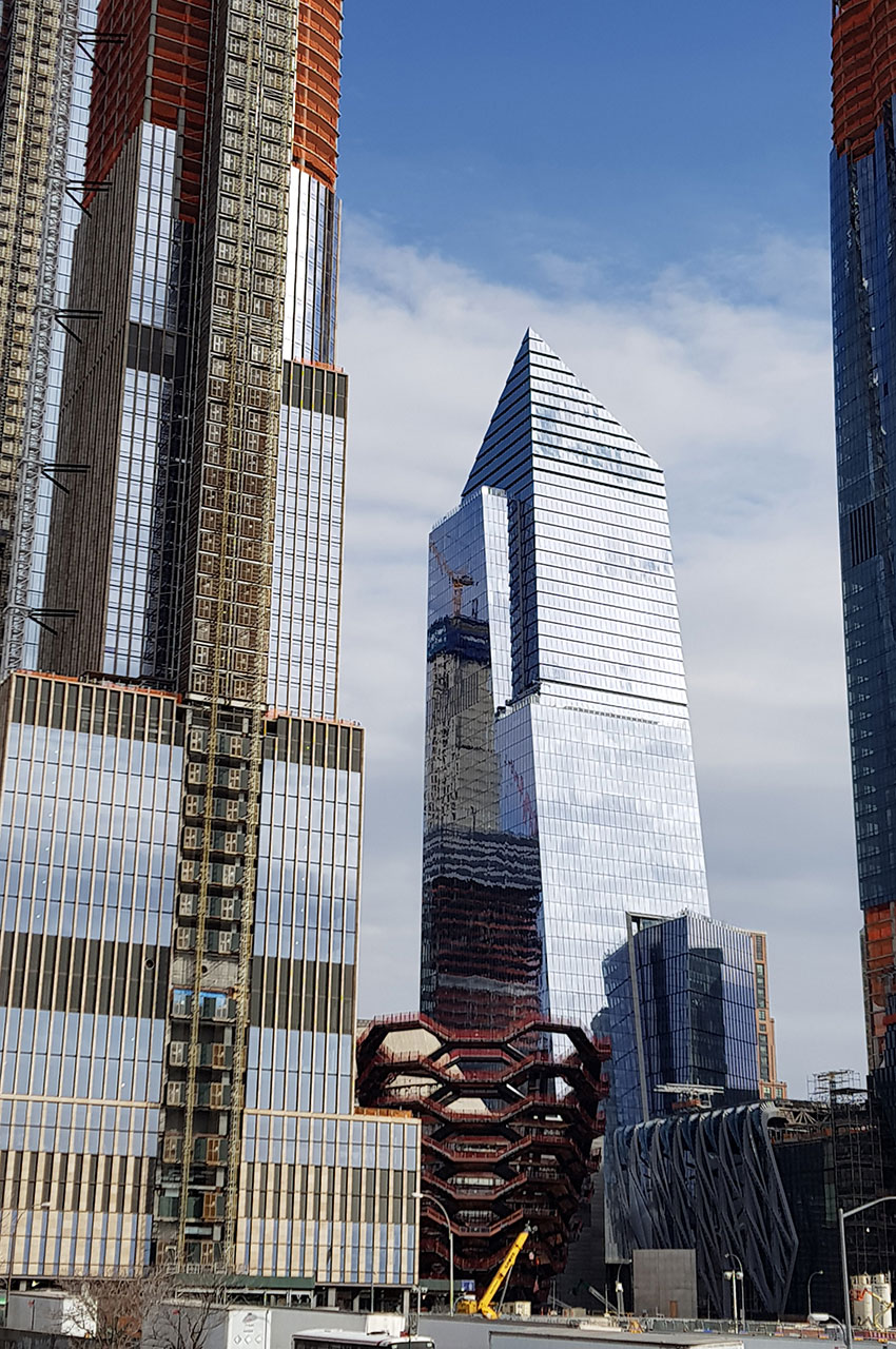 Immeubles en construction bordant la High Line