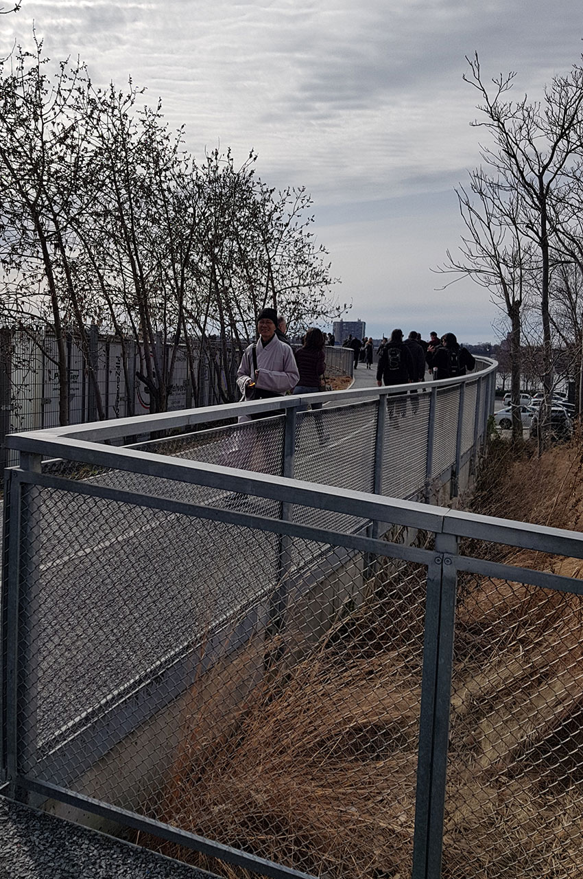 Au nord de la Highline, au niveau de la 34th street