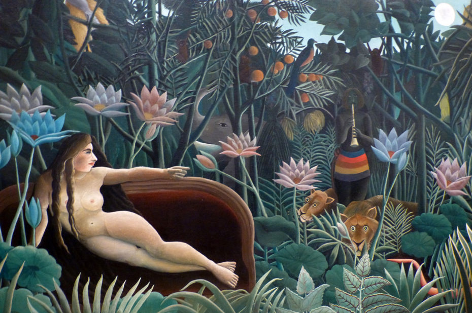 Peinture "Le rêve" de Henri Rousseau