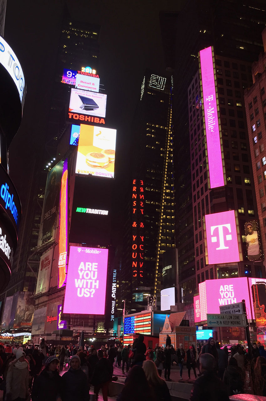 Times Square by night