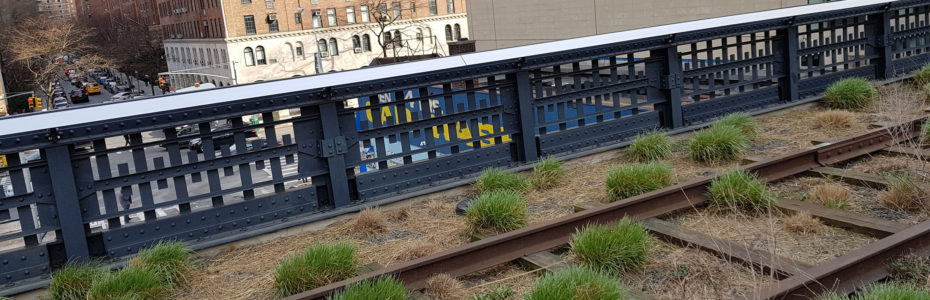 L'ancienne voie ferrée de la High Line, au cœur de New York