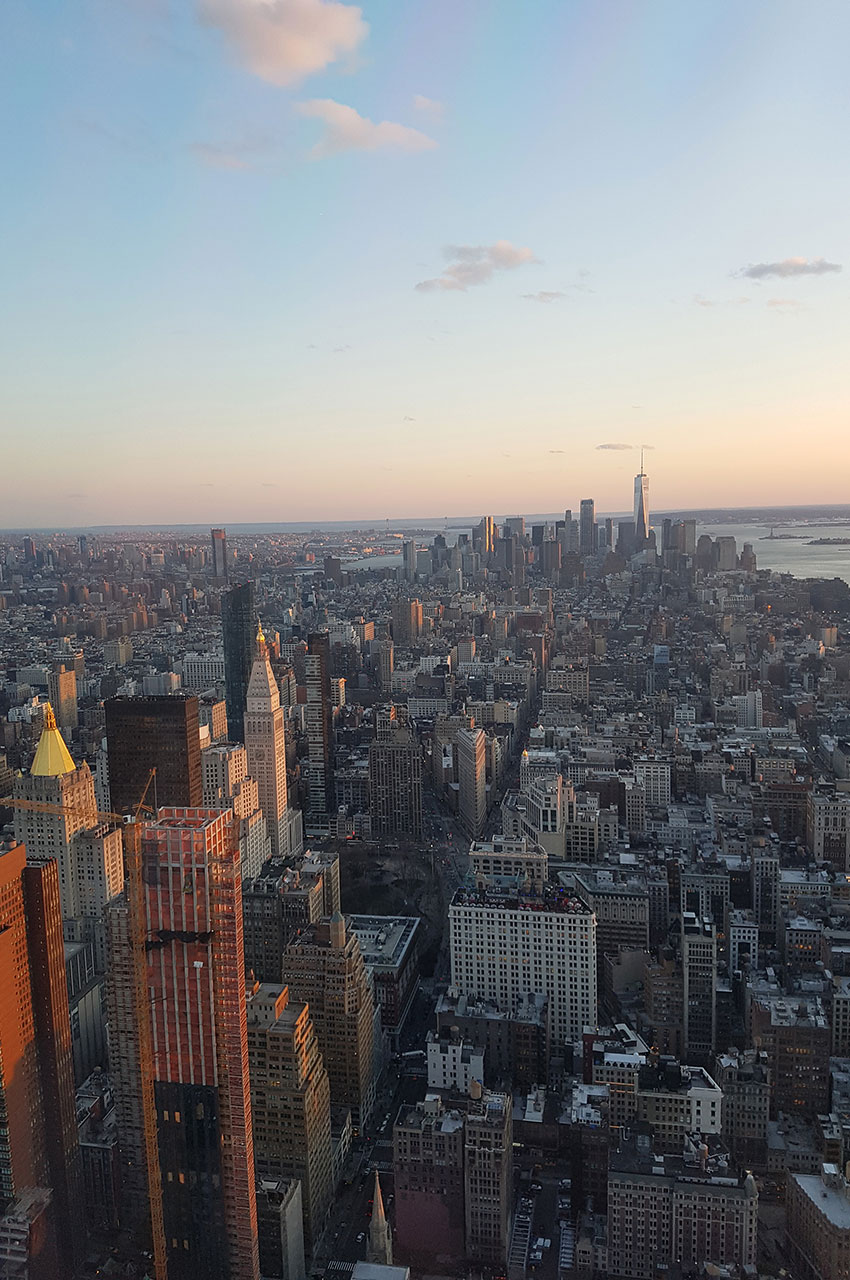 La vue sur Manhattan est tout simplement exceptionnelle