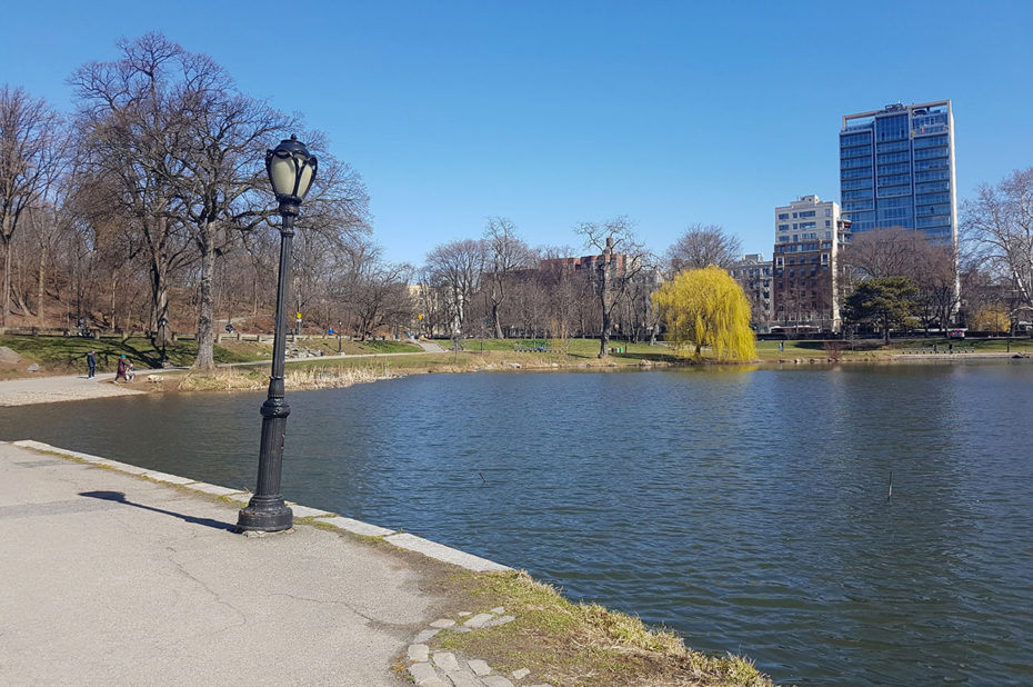 Harlem Meer au nord de Central Park