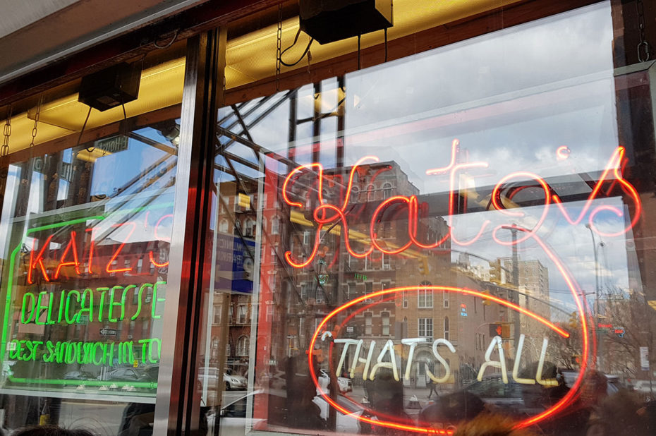 Katz's Delicatessen, restaurant du Lower East Side