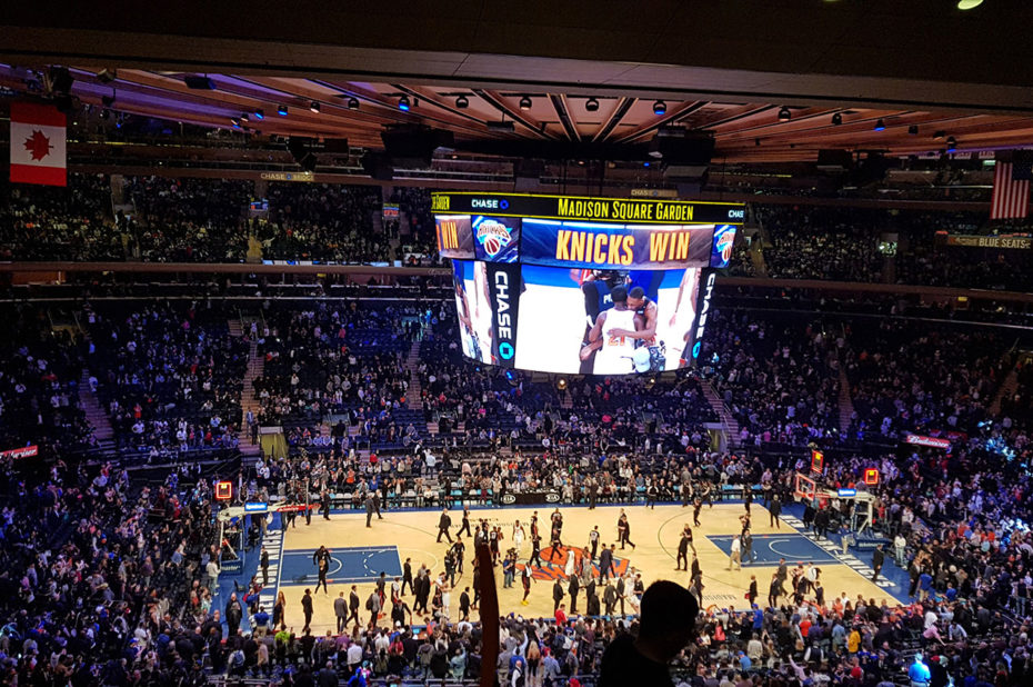 Les Knicks gagnent le match du 7 avril 2018