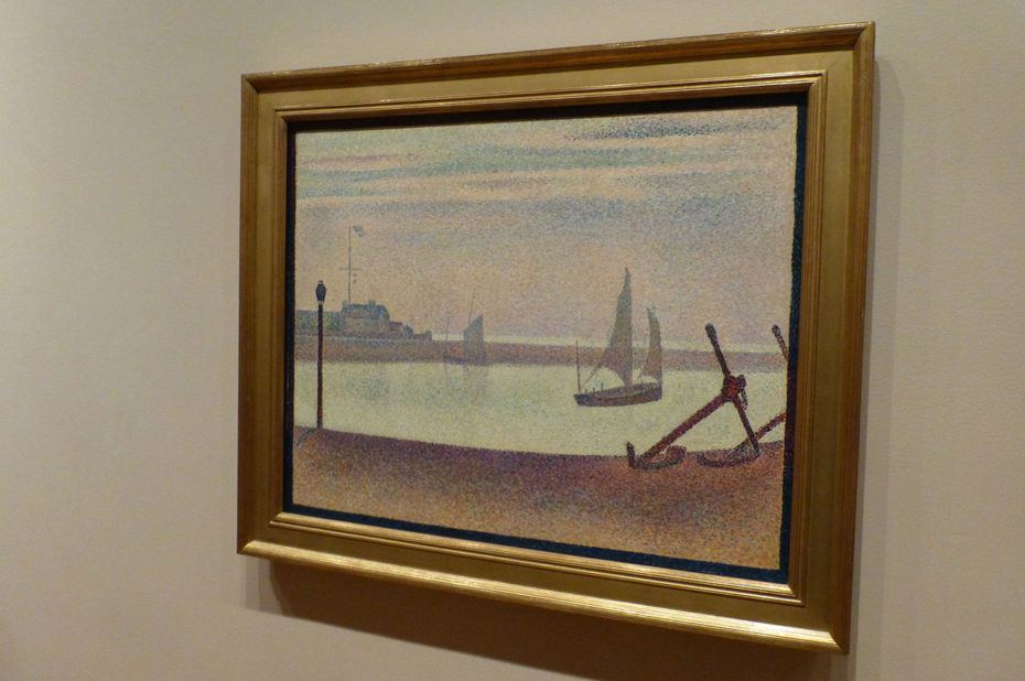 La Manche à Gravelines, le soir de Georges Seurat