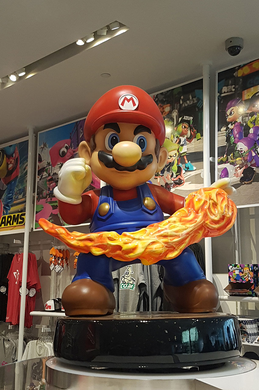 Mario, le célèbre petit plombier de la firme Nintendo